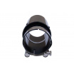 Endrohrdämpfer 89mm Eingang 70mm Carbon Glanz