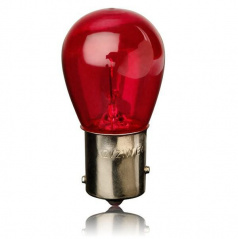 Glühbirne 12V 21W BA15s (1-Filament) rot