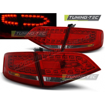 Audi A4 B8 08-11 Limousine LED-Heckleuchten rot weiß