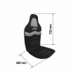 Sitzmatte-Sport-blau/schwarz