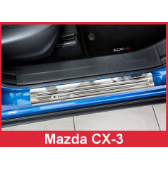 Einstiegsleisten aus Edelstahl, 4 Stück, Mazda CX-3 2015–16