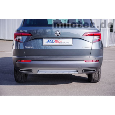 Auspuffblenden Dummy Skoda Kodiaq 2 Stück 20x5 cm Auspuffblenden Dummy Skoda Kodiaq 2 Stück 20x5 cm