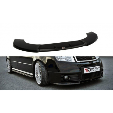 Spoiler unter der Frontstoßstange für Škoda Fabia RS Mk1, Maxton Design (glänzend schwarzer ABS-Kunststoff) Spoiler unter der Frontstoßstange für Škoda Fabia RS Mk1, Maxton Design (glänzend schwarzer ABS-Kunststoff)