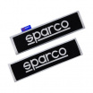 Originale schwarze Sicherheitsgurtbezüge von Sparco