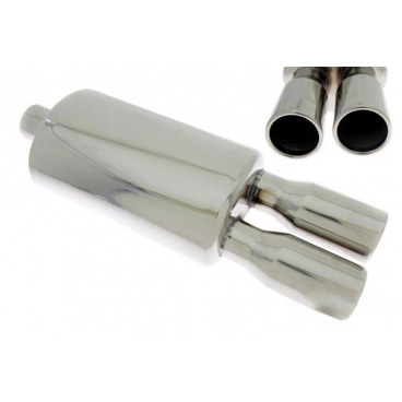 Endschalldämpfer TurboWorks 2x76mm Eingang 63,5mm