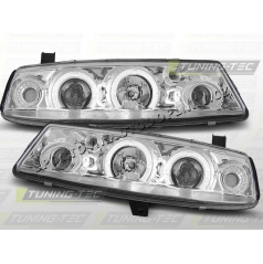 OPEL CALIBRA 1990-97 FRONTKLARLEUCHTEN ANGEL EYES CHROM