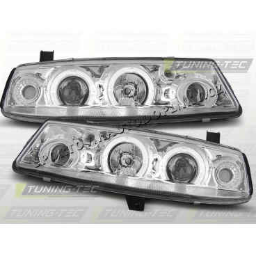 OPEL CALIBRA 1990-97 FRONTKLARLEUCHTEN ANGEL EYES CHROM