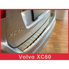 Edelstahlabdeckung – verchromter Schwellenschutz für die hintere Stoßstange Volvo XC60 2013–17