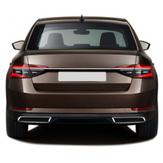 Edelstahl-Auspuffdiffusoren Škoda Superb III 2015-20 (2-teiliges Set)