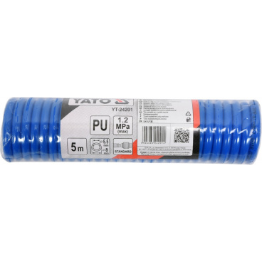 Luftschlauchspirale PU 5,5x8mm, 5m