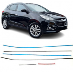 Untere Fensterverkleidung aus Edelstahl Hyundai ix35 2010-15 6-tlg