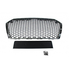 Grill Audi A4 B9 RS-Style Satin Schwarz PDC