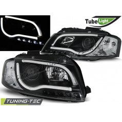 Audi A3 8P 05.2003-03.2008 FRONT-KLARE LED-RÖHRENLICHTER SCHWARZ