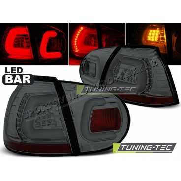 VW GOLF 5 10.2003-09 Rückleuchten, getönte LED-Leiste