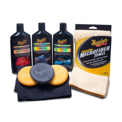 Meguiar's Ultimate Care Kit Komplettset zum Renovieren, Polieren und Lackschutz