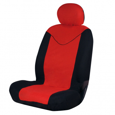 Universeller Sitzbezug schwarz/rot