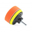 Polierscheibensatz mit Adapter 9 Stück + Scheibe 80mm + Adapter M14