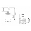 Toggle Classic Schalter 4PIN