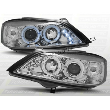 OPEL ASTRA G 1997–04 KLARES VORDERE LICHT ANGEL EYES CHROM