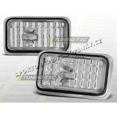 VW GOLF I 1974–83, transparente Seitenblinker, verchromt