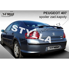 PEUGEOT 407 Limousine 04+ Heckspoiler. Hauben (EU-Homologation)