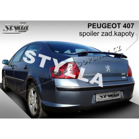 PEUGEOT 407 Limousine 04+ Heckspoiler. Hauben (EU-Homologation)