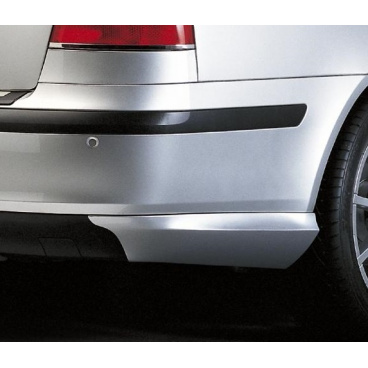 BODY-KIT Heckstoßstangenverlängerung, ABS – Silber matt, Škoda Octavia II Lim.