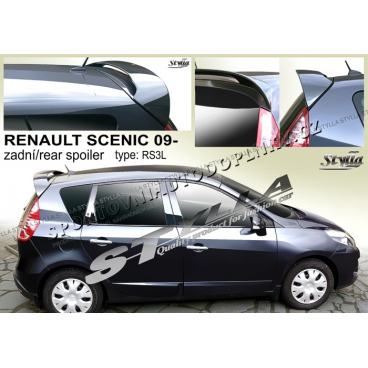 Renault Scenic III 2009- Heckspoiler (EU-Homologation)
