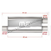 Magnaflow Performance Duplex Sportauspuff 67 mm Einlass, 60 mm Auslass