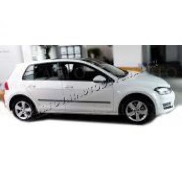 VW Golf VII, 2011-, Schrägheck, seitliche Türschutzstangen