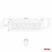 6 LED-Arbeitsleuchte weiß 6000K II
