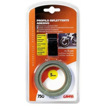 Reflektierende Bänder für Fahrräder 5 mm x 7,5 m Reflektierende Bänder für Fahrräder 5 mm x 7,5 m