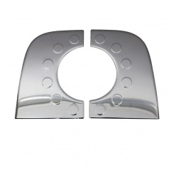 Edelstahl-Logoabdeckung für die Hecktür, Mercedes Sprinter VAN W906 2006–18