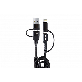 Multikabel USB C-USB C iOs USB A FullLINK 1m UC-15