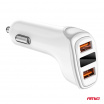 Autoladegerät 2x USB-A + Batterietester 3.1A 12/24V AMiO-03887