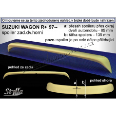 Heckspoiler für Suzuki WAGON R+ (97+). obere Tür