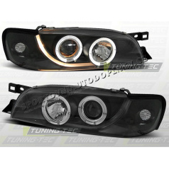SUBARU IMPREZA 1993–00 KLARES VORDERE LICHT ANGEL EYES SCHWARZ
