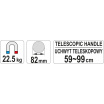 Magnetischer Teleskopfuß