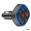 FM-Autotransmitter 2×USB-A 12V 24V