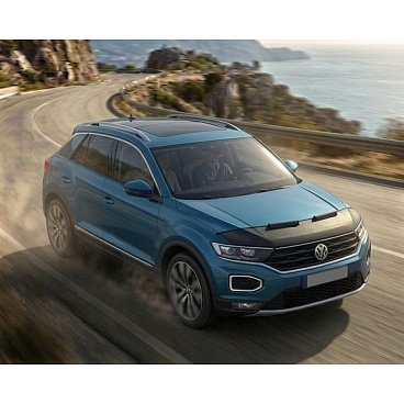 Schwarze Abdeckung der Vorderseite der Motorhaube VW T-ROC 2017-25 Schwarze Abdeckung der Vorderseite der Motorhaube VW T-ROC 2017-25