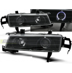Honda Prelude 02.92-01.97 klare Frontleuchten Angel Eyes schwarz