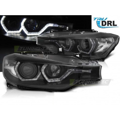 BMW F30/F31 10.2011 - 05.2015 Frontscheinwerfer Angel Eyes LED schwarz DRL