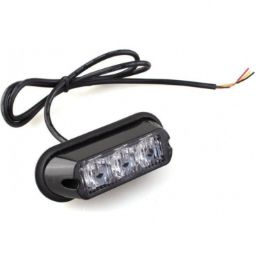 Blitzlicht orange 3 LEDx4W R65 R10