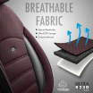 OTOM SPORT PLUS 103 BURGUNDY NZ Autositzbezug-Set