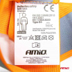 Reflektierende Gurte, orange universell AMiO-03939