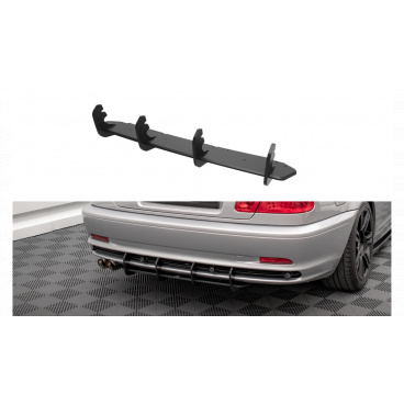 BMW 3 E46 Diffusor Hinten Street Pro Schwarz-Rot BMW 3 E46 Diffusor Hinten Street Pro Schwarz-Rot