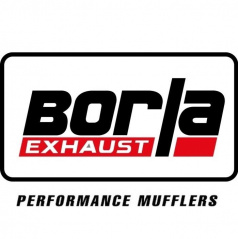 BORLA EXHAUST MARKEN-T-SHIRT SCHWARZ