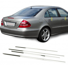 Fensterverkleidung aus Edelstahl für Mercedes E-Klasse W211 Limousine 2003-2009