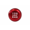 Universeller Aluminium-Schalthebel 5B Rot