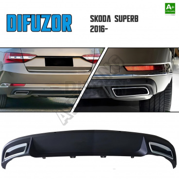 Kompletter Heckdiffusor Škoda Superb III 2016+ Kompletter Heckdiffusor Škoda Superb III 2016+